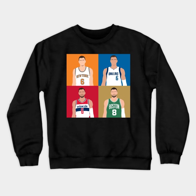 KRISTAPS PORZINGIS Crewneck Sweatshirt by origin illustrations